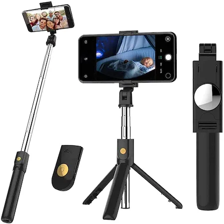 Trepied Telefon - 10. Selfie Stick 3 in 1, Vaxiuja Trepied Telefon - 10. Selfie Stick 3 in 1, Vaxiuja