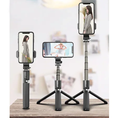 Trepied Telefon - 6. Selfie Stick/Trepied telescopic reglabil Trepied Telefon - 6. Selfie Stick/Trepied telescopic reglabil