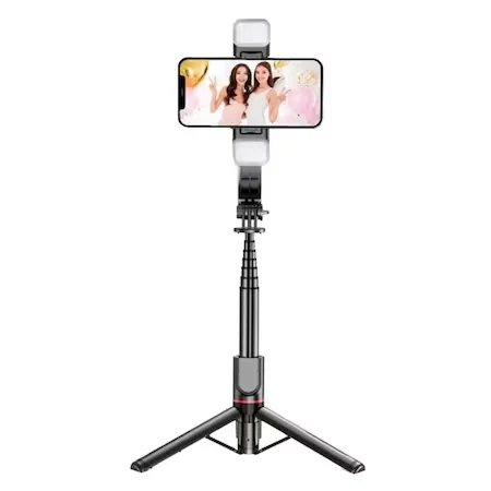 Trepied Telefon - 7. Trepied multifunctional cu lumina LED Trepied Telefon - 7. Trepied multifunctional cu lumina LED